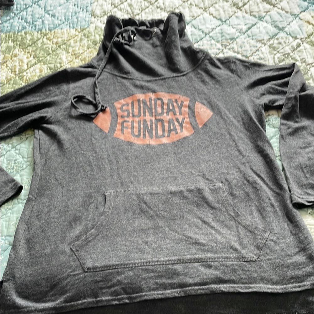 Gray 'Sunday Funday' pull over